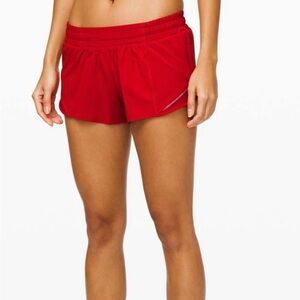 lululemon athletica Red Women's Athletic Shorts
